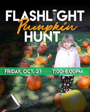 Flashlight Pumpkin Hunt