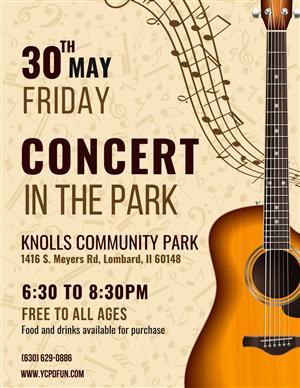 Concert in the Park Ad 2025