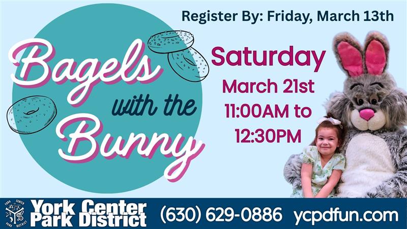 Check out our upcoming Bagels with the Bunny!